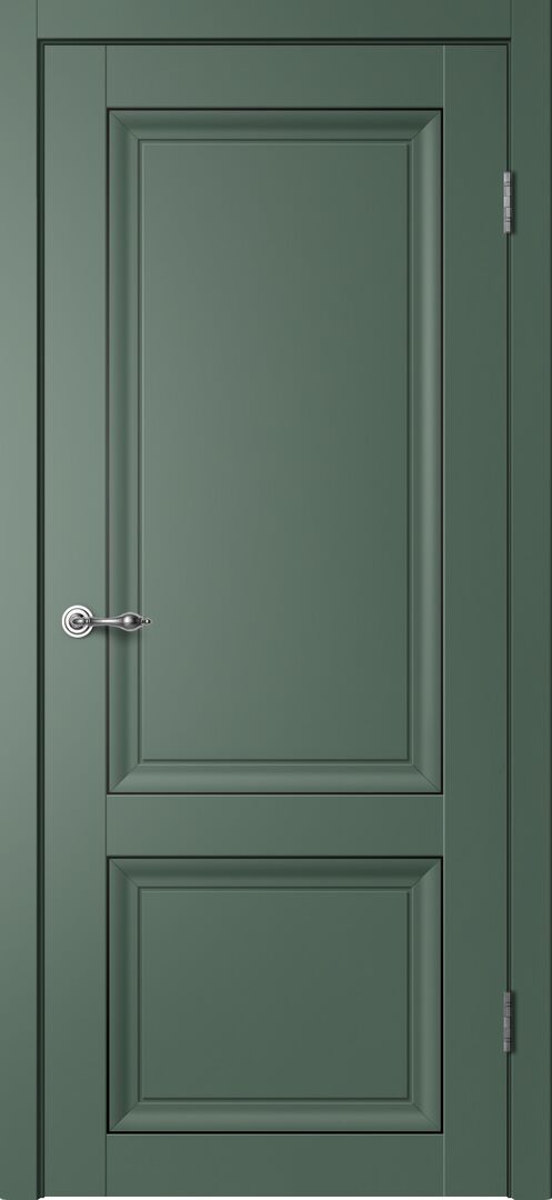 Межкомнатная дверь ПЭТ Фреско (Зеленая), 900x2000 мм, Моне M01 ПГ